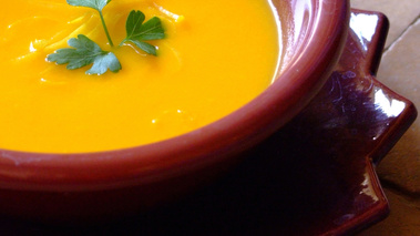 Soupe de carotte à l'orange