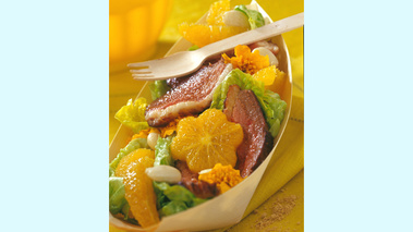 Salade orange magret