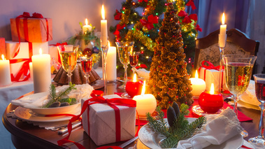 Il est temps pour le diner de Noel