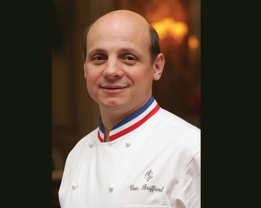 Eric Briffard, chef du restaurant Le Cinq à Paris