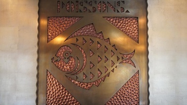 Poisson d'avril au Café Prunier - la plaque Poisson