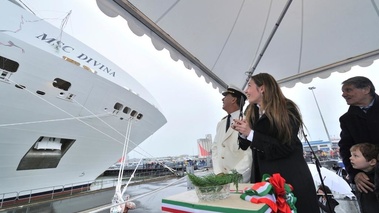 Lancement du Divina à Saint Nazaire   