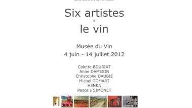 Six artistes et le vin