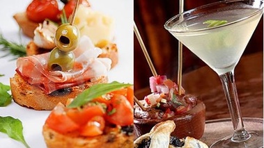 cocktails et canapés