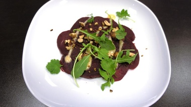 carpaccio de betteraves