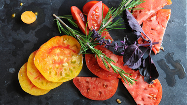 Tomates tranchées