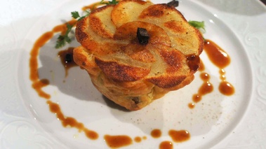 Tourtière de foie gras truffée par Michel Roth