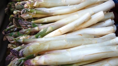 Asperges vertes et blanches