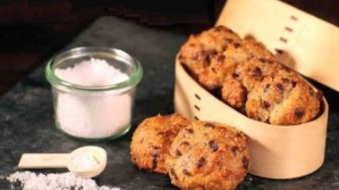 Cookies au chocolat rapé