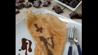 Crêpe ganache chocolat de Bertrand Denis