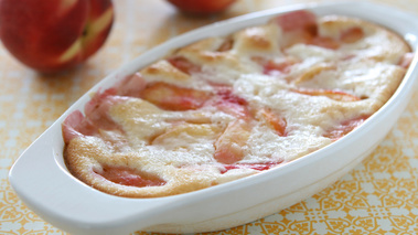 gratin de peches