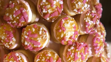 Tarte Tropézienne aux coquelicots de Nemours, recette de Yannick Alléno