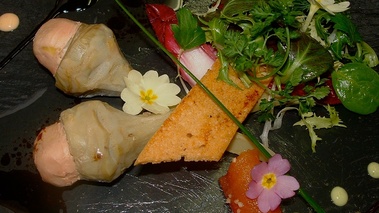 artichauts au foie gras d'Eric Lambolez
