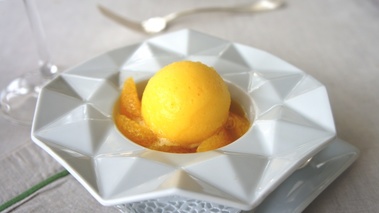 Sorbet à l'orange