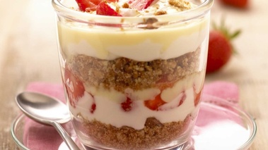 Trifle sablé à la fraise