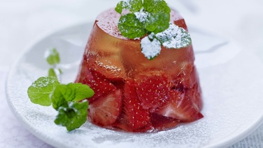 Aspic de fraises de France