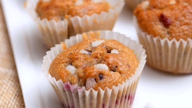 Muffins aux fruits rouges