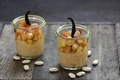 Verrine crème haricots pomme poire