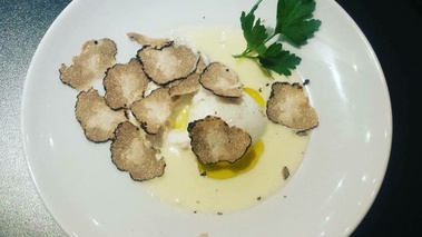 Oeuf à la crème de parmesan du restaurant Oliva