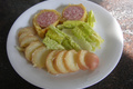 Salade de pommes de terre et saucisson maison