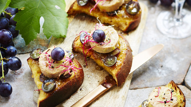 crostinis de foie gras