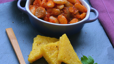 Haricots Tarbais à la sauce tomate