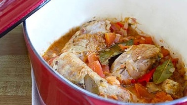 Poulet basquaise