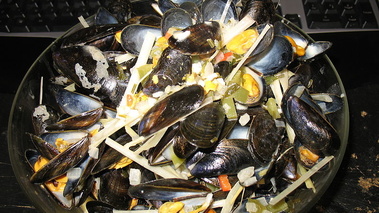 Moules à la thaï