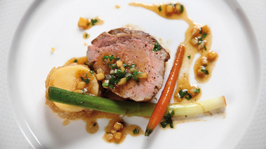 Côte de veau rôtie