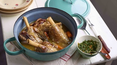 souris d'agneau et gremolata à l'orange