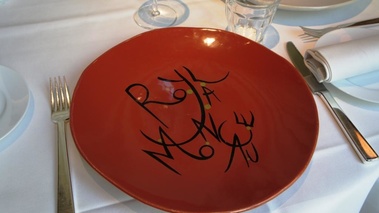 L'assiette rouge du Royal Monceau